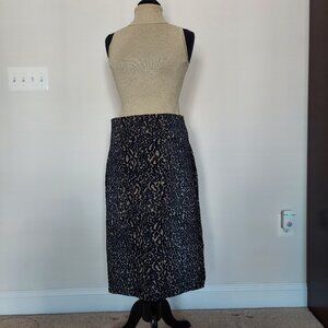 Worthington leopard skirt size XL. 60% polyester, 37% cotton,3% spandex